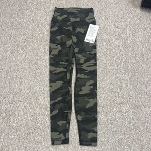 lululemon athletica Camo Leggings - Olive & Dark Green